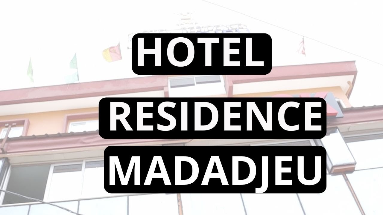 mon séjour à l'hôtel Résidence Madadjeu à Yaoundé