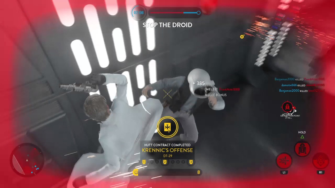 STAR WARS Battlefront 95-22 kills death star Krennic+DT-29 gameplay