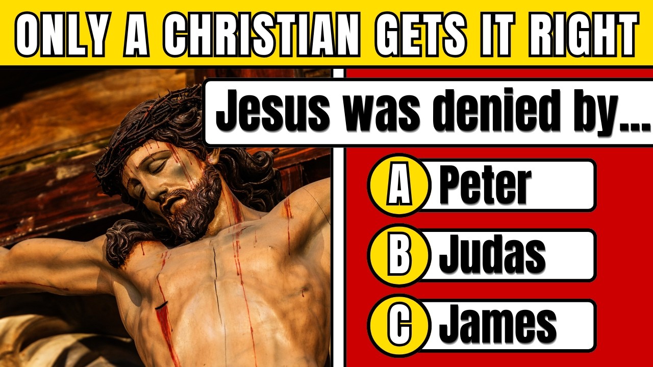 130 Bible Questions Only a True Christian Can Get Right! | Bible Quiz
