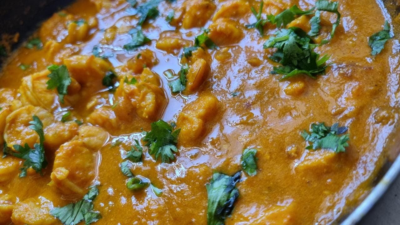 Prawns in coconut sauce Shorts E26  #shorts #youtubeshorts #shortvideo