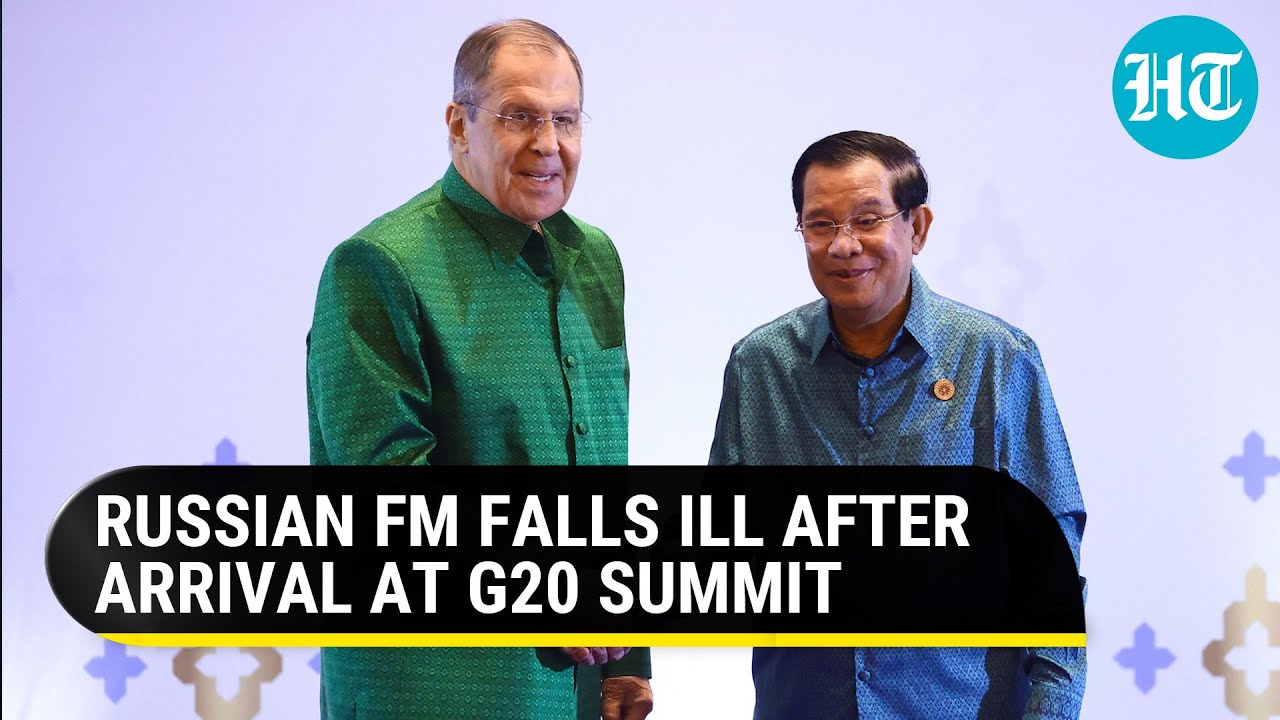 Putin&rsquo;s minister Lavrov hospitalised ahead of G20 Summit in Bali | How Russia responded