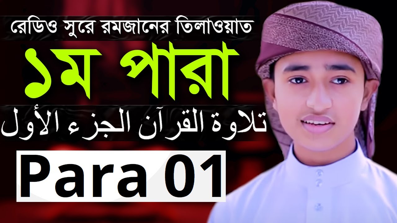 ১ম পারা হিফজুল কোরআন পদ্বতিতে তিলাওয়াত হাফেজ ক্বারী আবু রায়হান Qari Abu Rayhan Quran Tilawat Para1