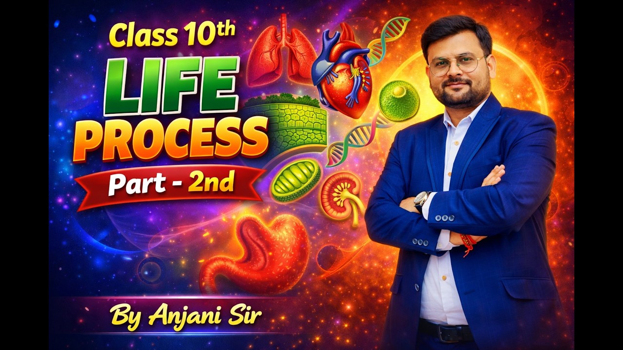 Class 10th Chapter 1st Biology Life Process Part-2nd By Anjani Sir