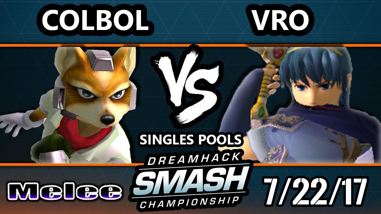 DHATL 17 Melee - SS | Colbol (Fox) Vs. Tempo | Vro (Marth) SSBM Singles Pools