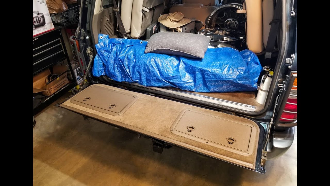Tailgate Storage installation for FZJ80 Land Cruiser. Detailed, step-by-step install process.
