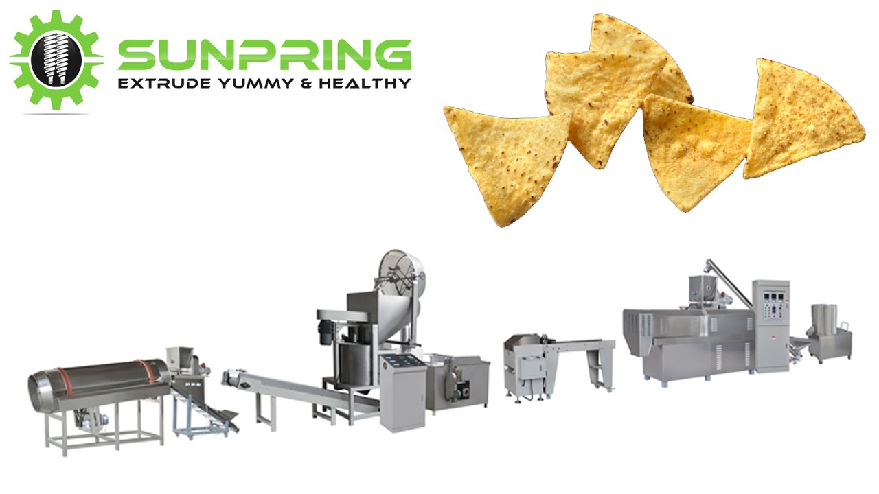 Tortilla & Corn Chips extruder making machine | SunPring®