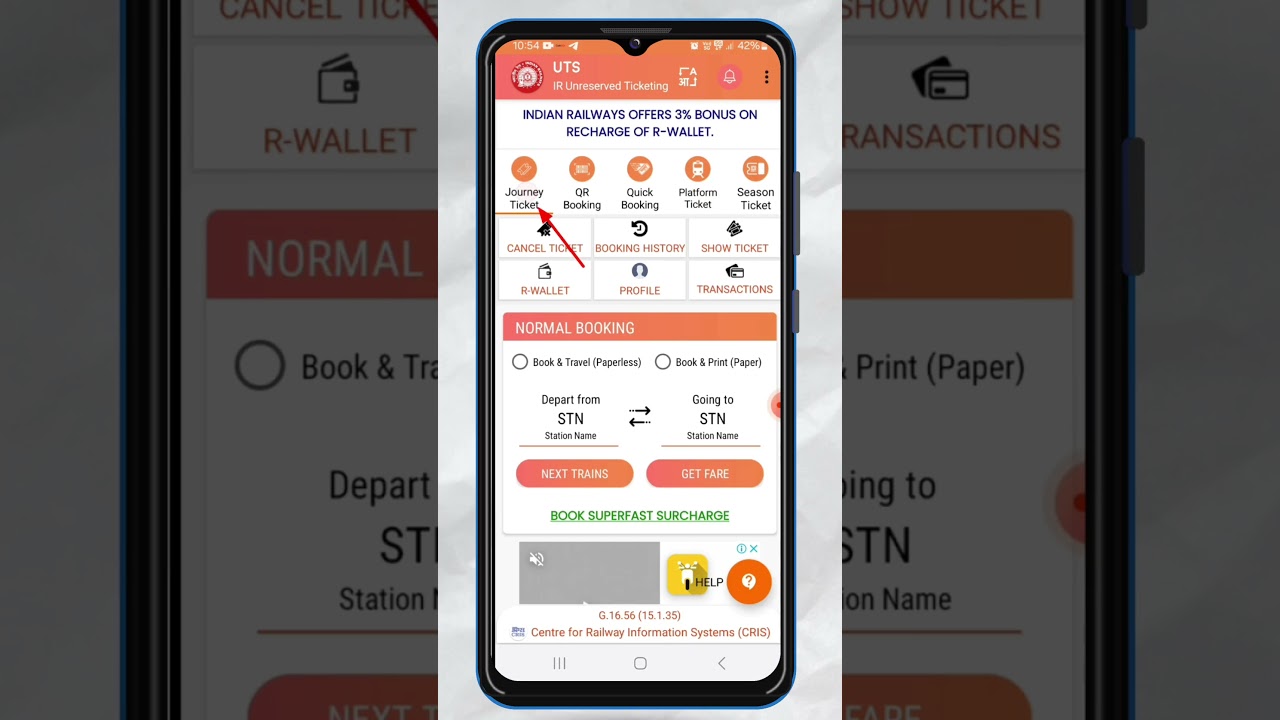 how to book general train ticket online in India | uts train ticket booking online system #train