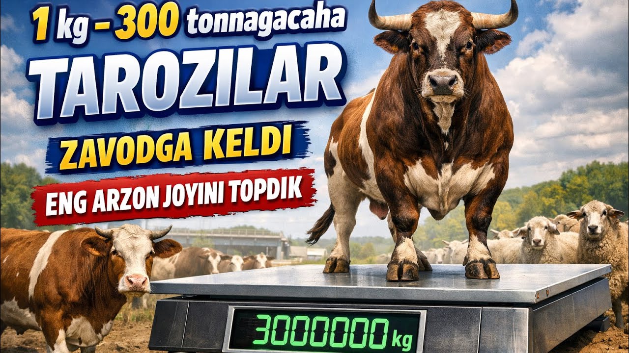 MOL-QO‘Y UCHUN IDEAL TAROZILAR — NARXI SHOK QILADI 🔥