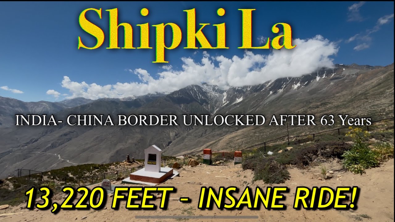 Exploring Shipki La: India China Border Reopens after 63 Years I Spiti Ride Day3 I @NSRYDER