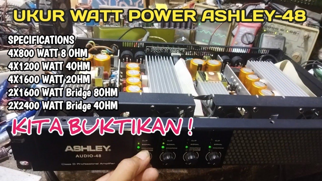 LOAD RMS POWER ASHLEY AUDIO-48