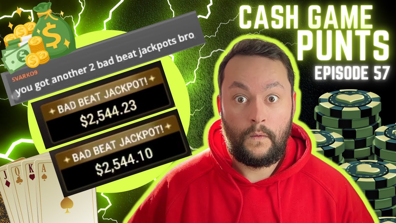 TWO BAD BEAT JACKPOTS IN ONE SESSION⎥PAUL PUNTS