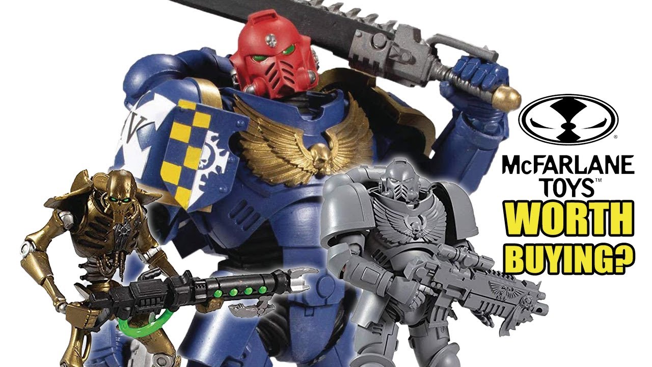 REVIEW: McFarlane Toys Primaris Space Marines & Necron 40k Action Figures