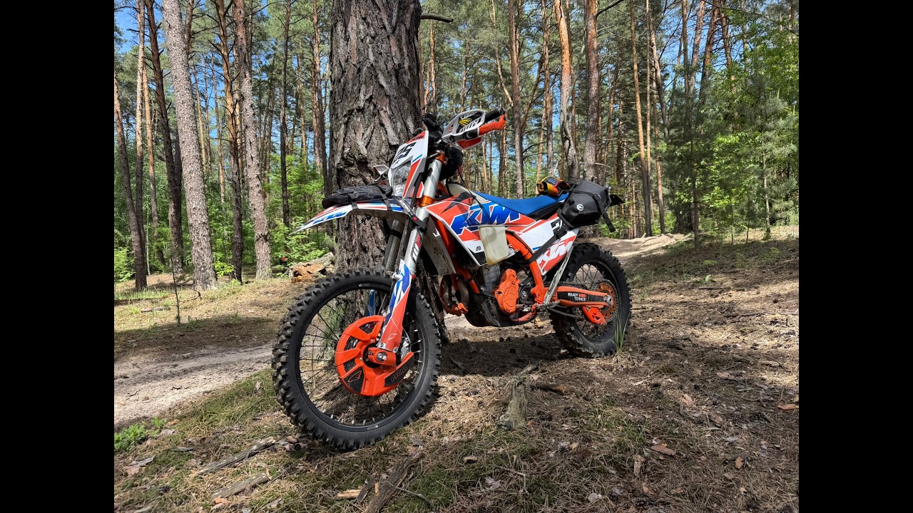 KTM 350 EXC-F test in the forest!