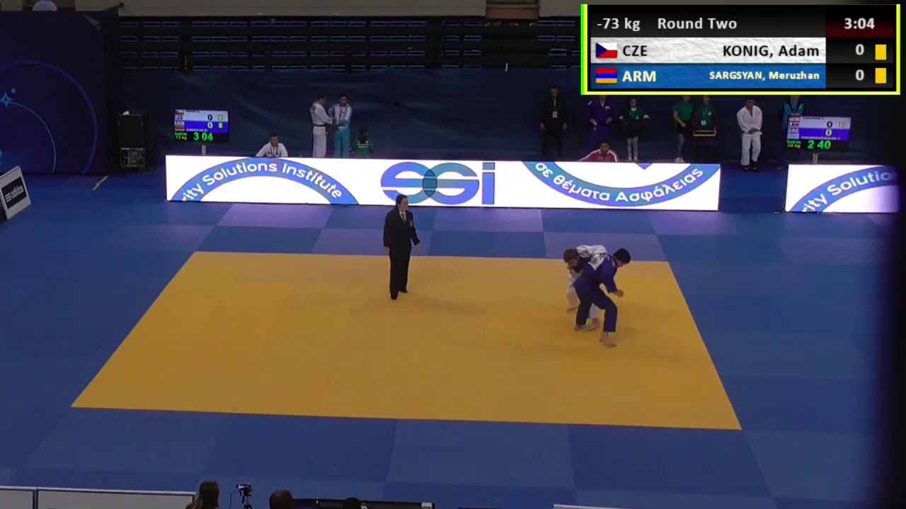 2019 Athens 2 K 73 kg K&ouml;nig Adam CZE vs  Sargsyan Meruzhan ARM