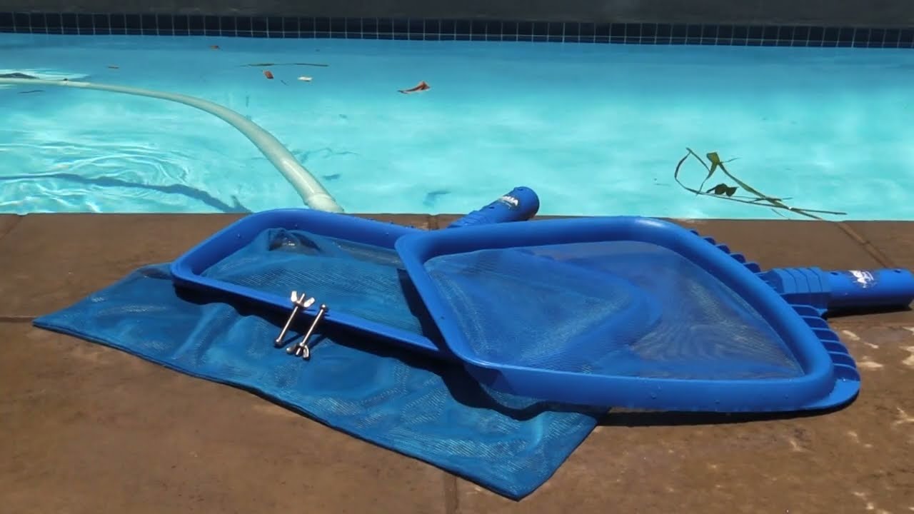 How to Remove Leaves from your Pool - Aqua Pro Leaf Skimmer and Leaf Rake