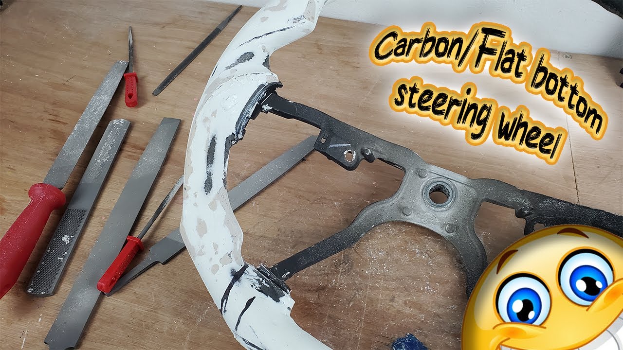 How to make - flat bottom carbon fiber steering wheel - from scratch pt.1