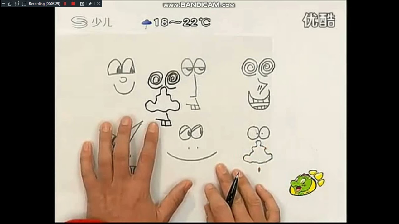 Art Attack - Series 14 (2001), Episode 19: “How to Draw Cartoon Characters (Part 1)” [Chinese Dub]