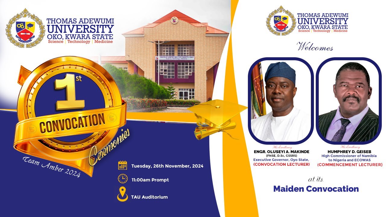 Press Conference at Maiden Convocation