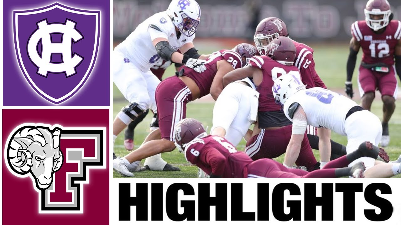 Fordham vs Holy Cross Highlights | College Football Week 9 | 2022 College Football Highlights