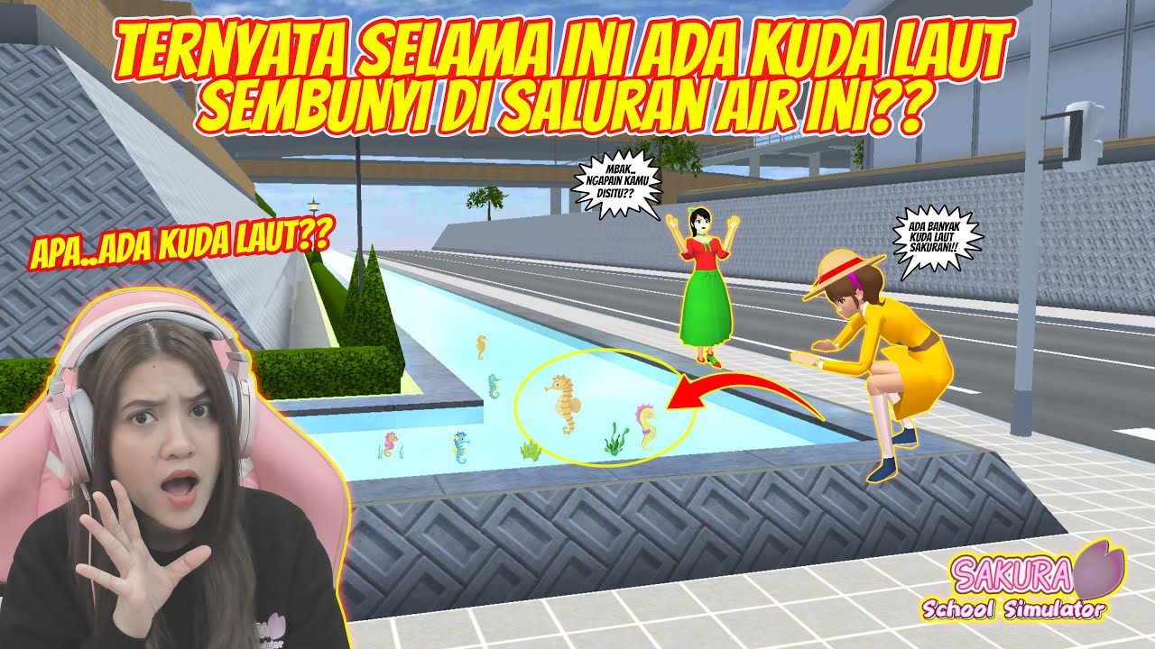 WOWW GAK NYANGKA..TERNYATA ADA KUDA LAUT DISINI?? BARU KETAHUAN!! SAKURA SCHOOL SIMULATOR-PART 666