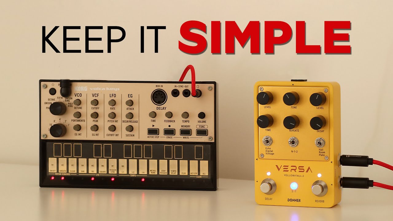 A Synth and One Pedal is All You Need (Donner Versa Yellow Fall II)