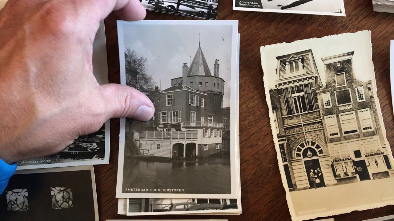 Amsterdam Holland postcards c.1920-50's lot x 50 real photo inner city