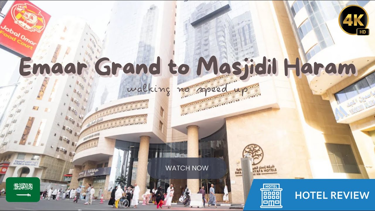 JARAK EMAAR GRAND KE PELATARAN MASJIDIL HARAM | Walking from Emaar Grand Mekkah to Masjidil Haram
