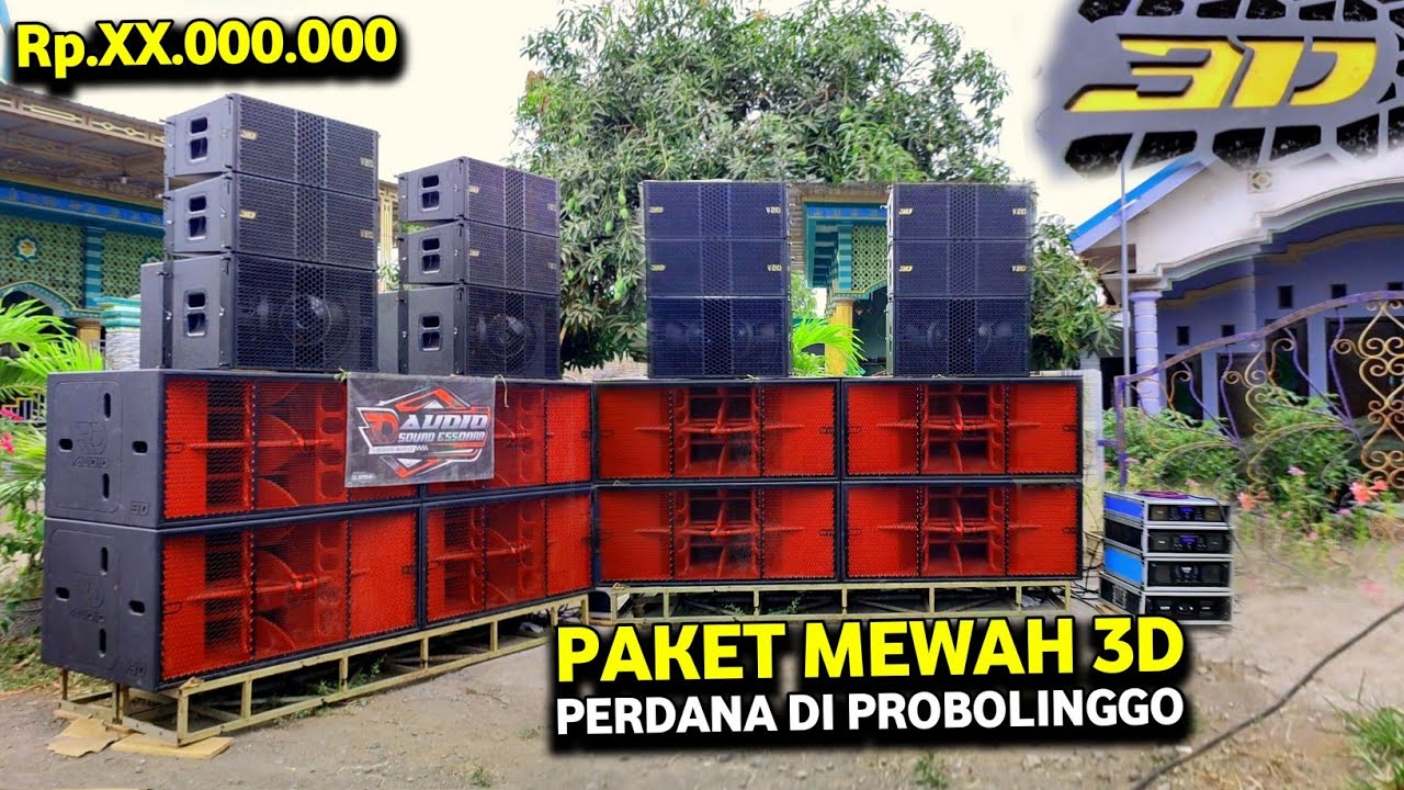 PAKET MEWAH 3D BOX SPEAKER PERDANA CEK SOUND RD AUDIO PROBOLINGGO