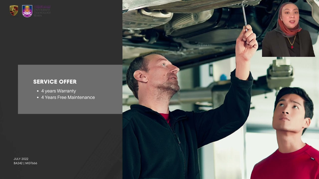 INDUSTRIAL TRAINING PRESENTATION  - SIME DARBY AUTO PERFORMANCE SDN BHD @ PORSCHE