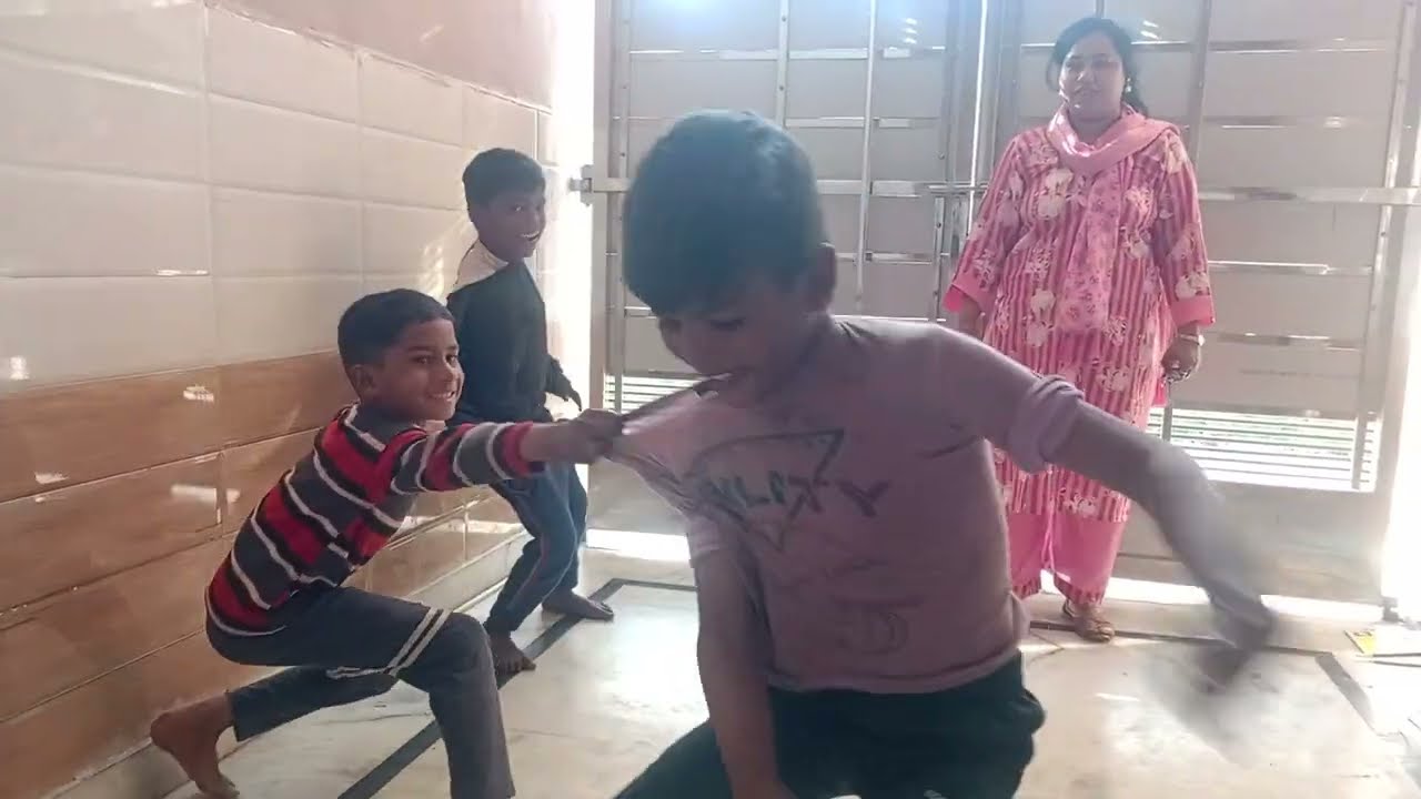 Small children play kabaddi # shorts # shortsfeed