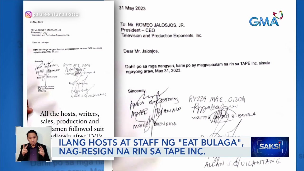 Ilang hosts at staff ng 