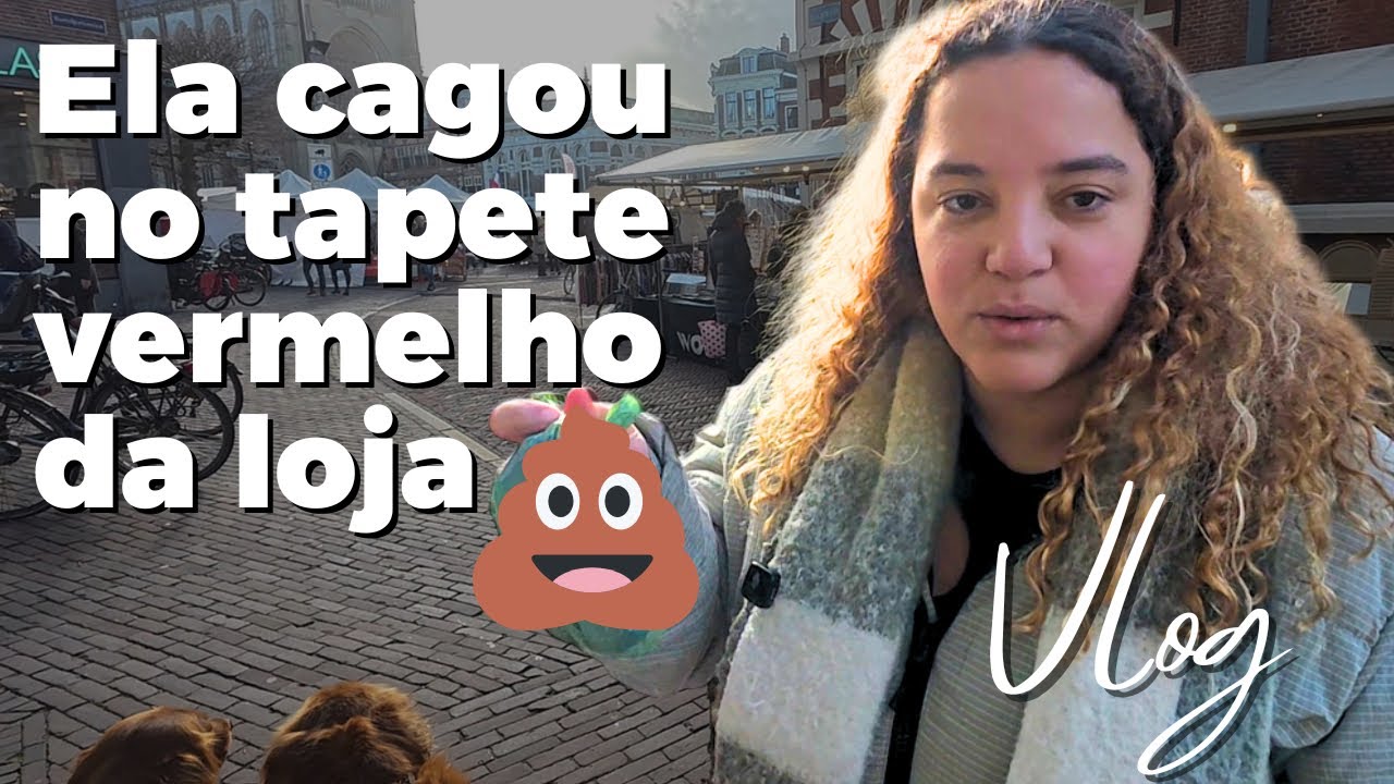 MERCADO NA HOLANDA COM CACHORROS CAÓTICOS