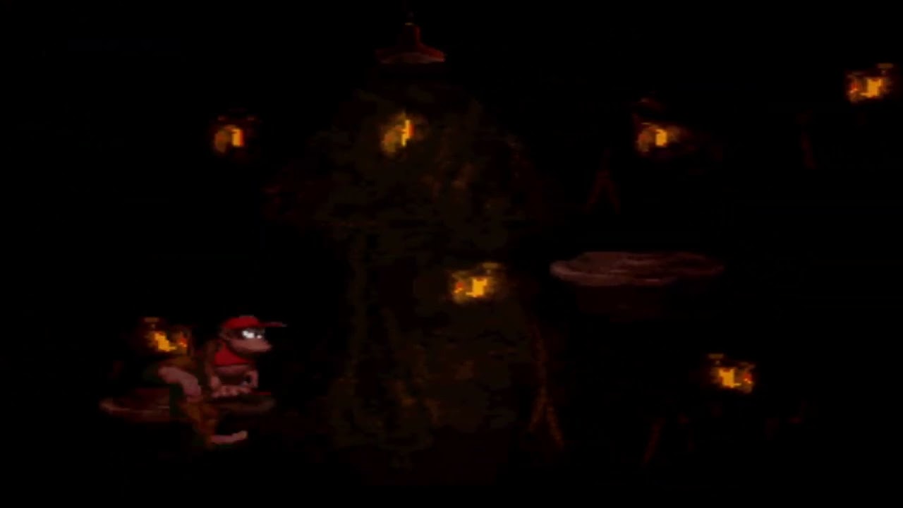 Donkey Kong Country &ndash; Loopy Lights (Level 6-4) | Gameplay + Misty Menace OST