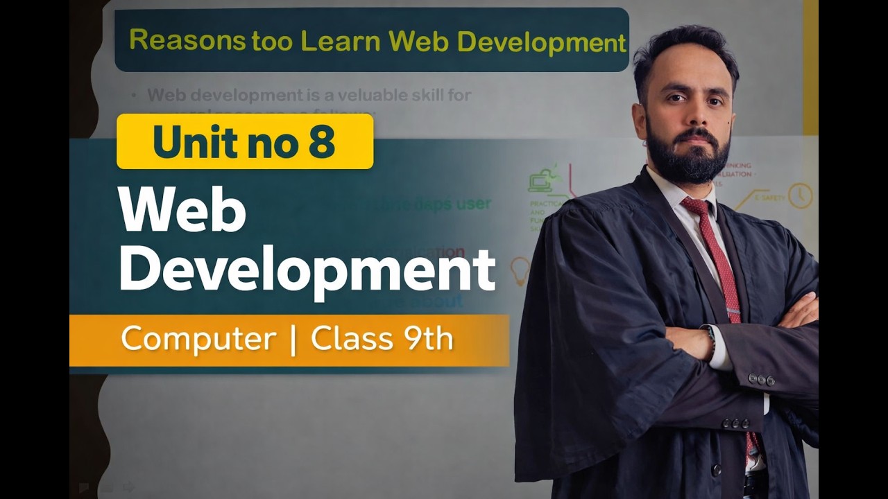 What is Web Development? | Why It Is a Valuable Skill | 9th Class Computer Unit 8 | Lecture 01