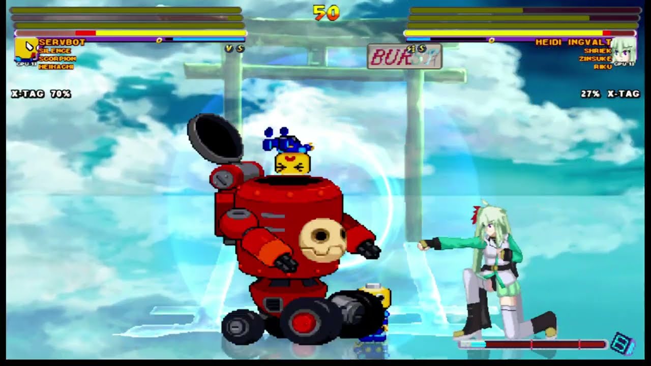 [4K] MUGEN: ETB – Silence, Scorpion, Heihachi, Servbot vs Shriek, Zinsuke, Riku, Heidi Ingvalt