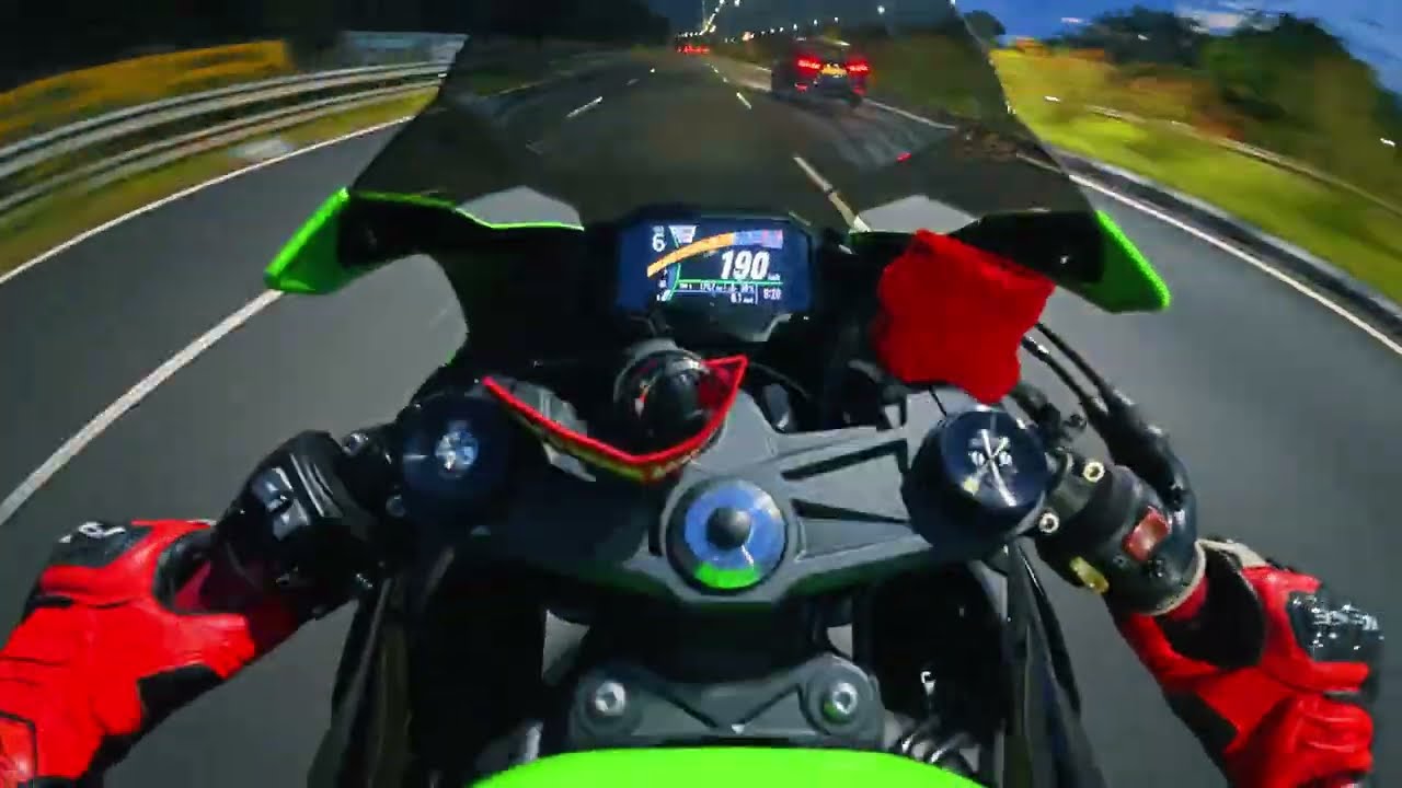 Kawasaki ZX6R 🔥 PURE EXHAUST SOUND | No Music, Just Inline-4 Symphony