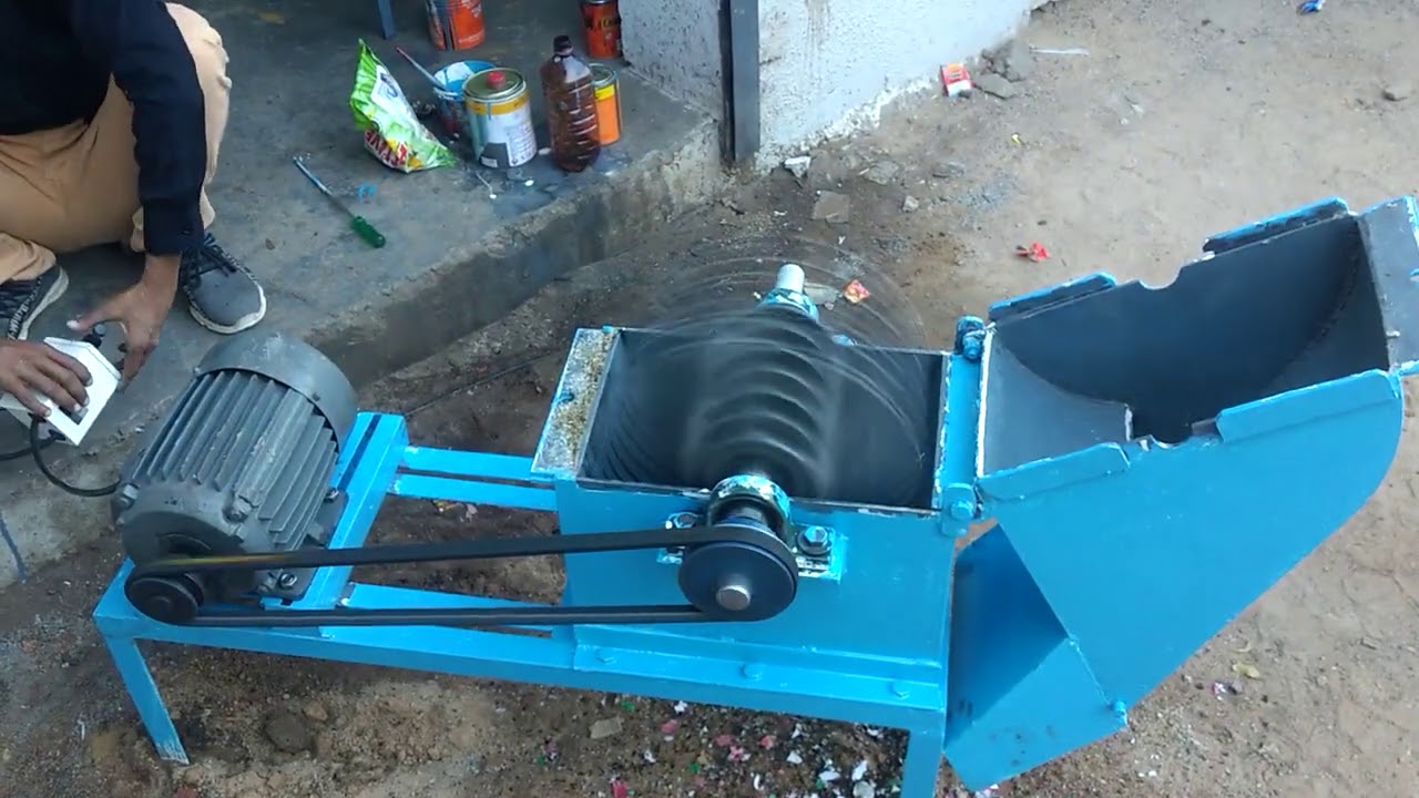 Glass crusher machine