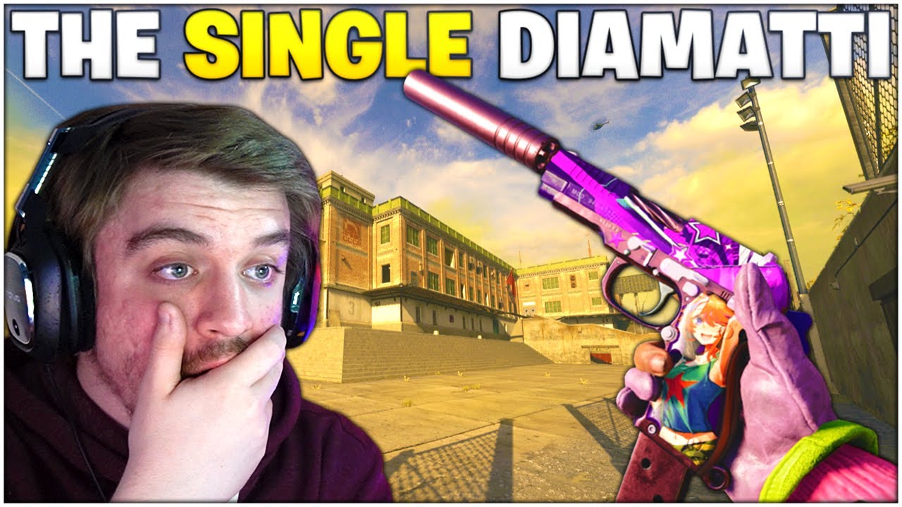 25 Kill Alcatraz Win - The Diamatti Is BROKEN! *Best Diamatti Setup* (Rebirth Island - Warzone)