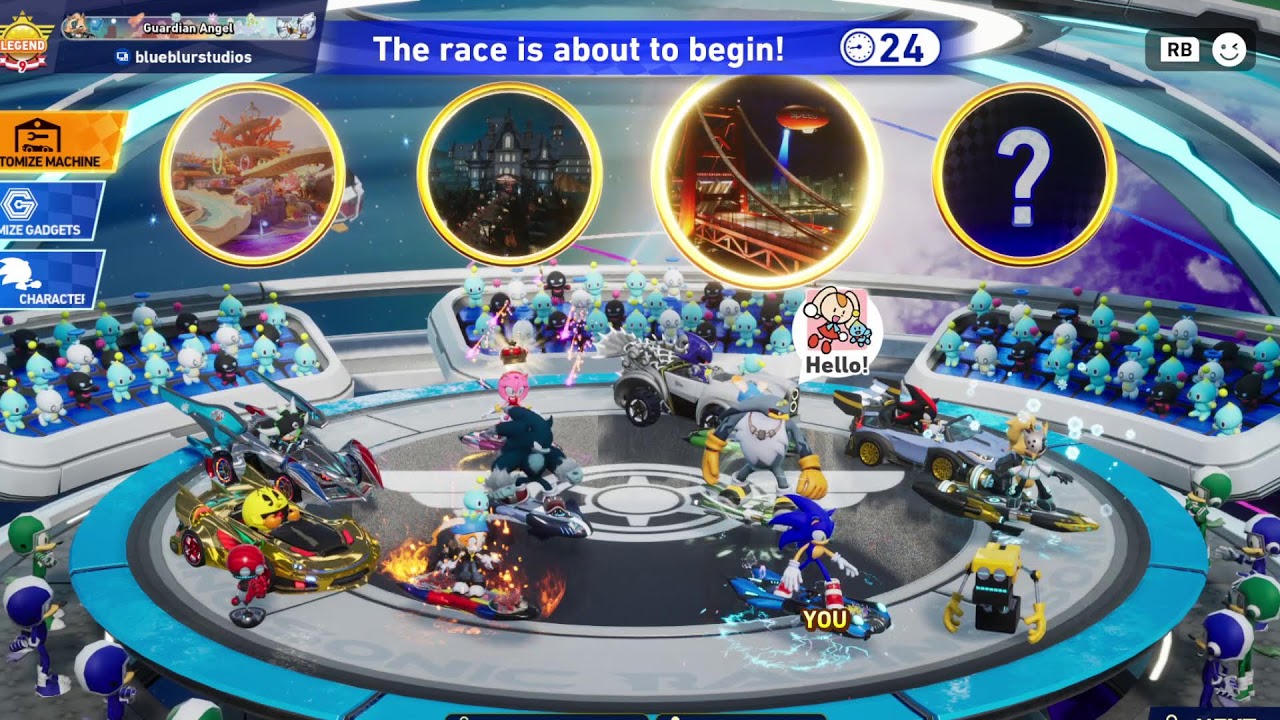 streaming some sonic racing crossworlds