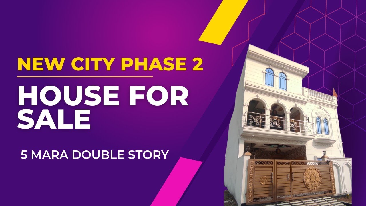 Beautiful house for sale new city phase 2 wah cantt