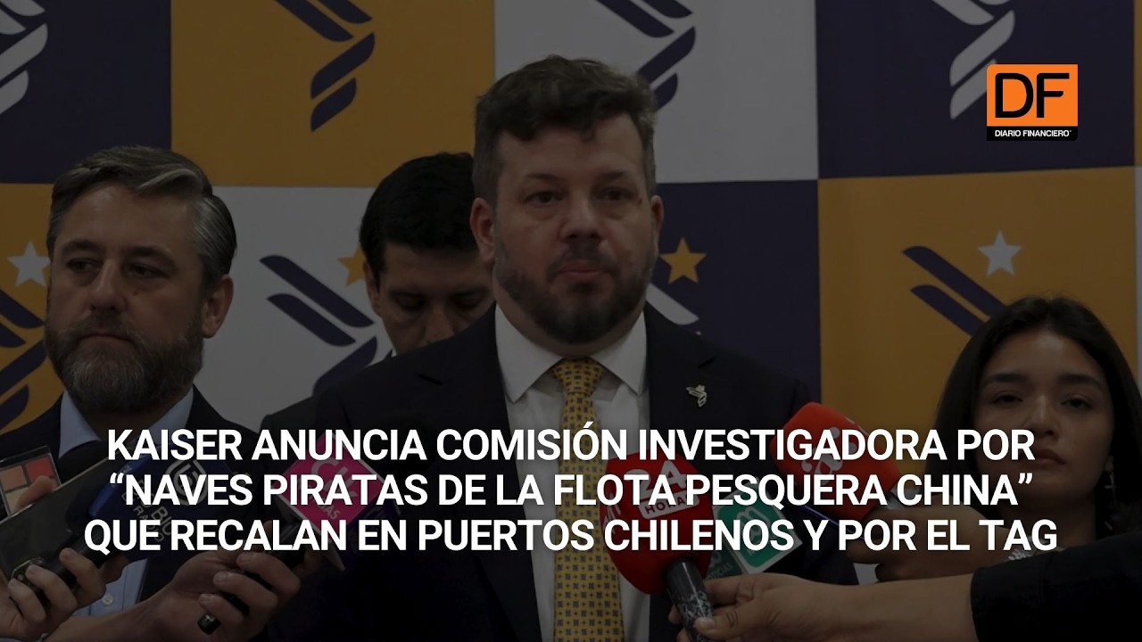 Kaiser anuncia comisión por naves piratas de la flota pesquera china que recalan en puertos chilenos