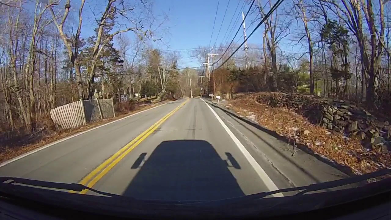 Scenic ride along through peaceful Mt. Kisco New York