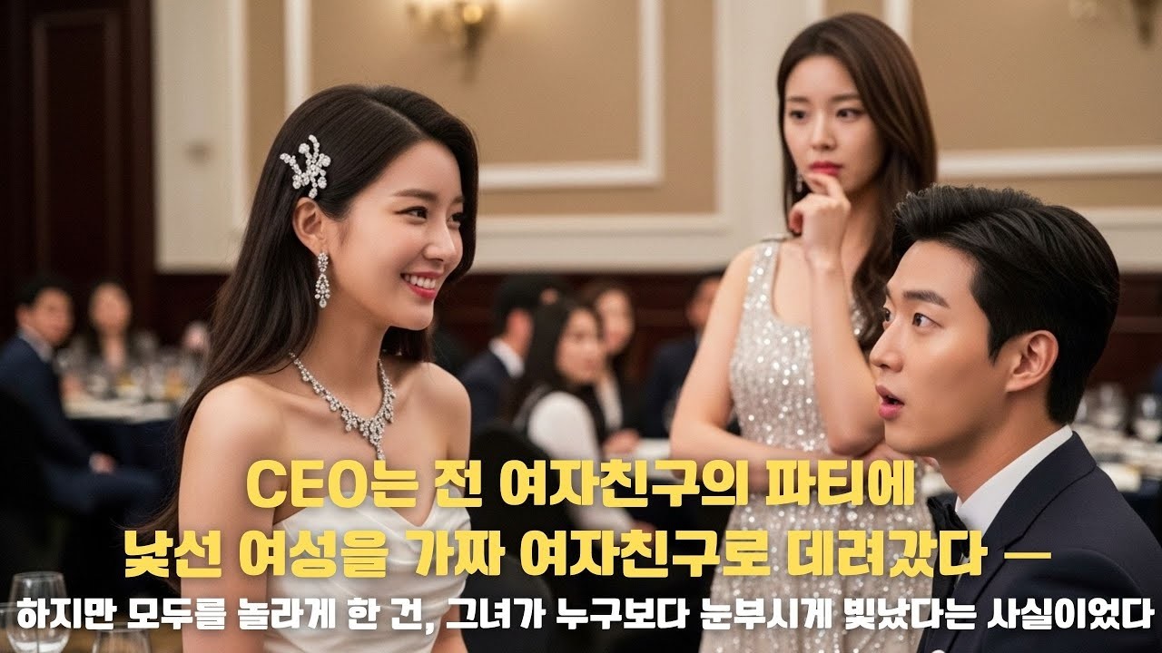CEO는 전 여자친구의 파티에낯선 여성을 가짜 여자친구로 데려갔다 —하지만 모두를 놀라게 한 건, 그녀가 누구보다 눈부시게 빛났다는 사실이었다