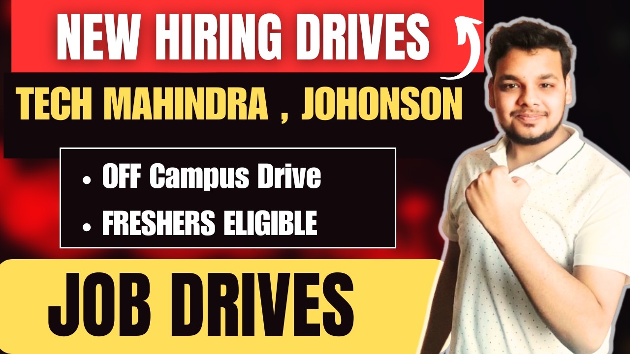 Tech Mahindra Hiring Drive | Off Campus Job Drive for Freshers | 2026, 2025 Batch Hiring