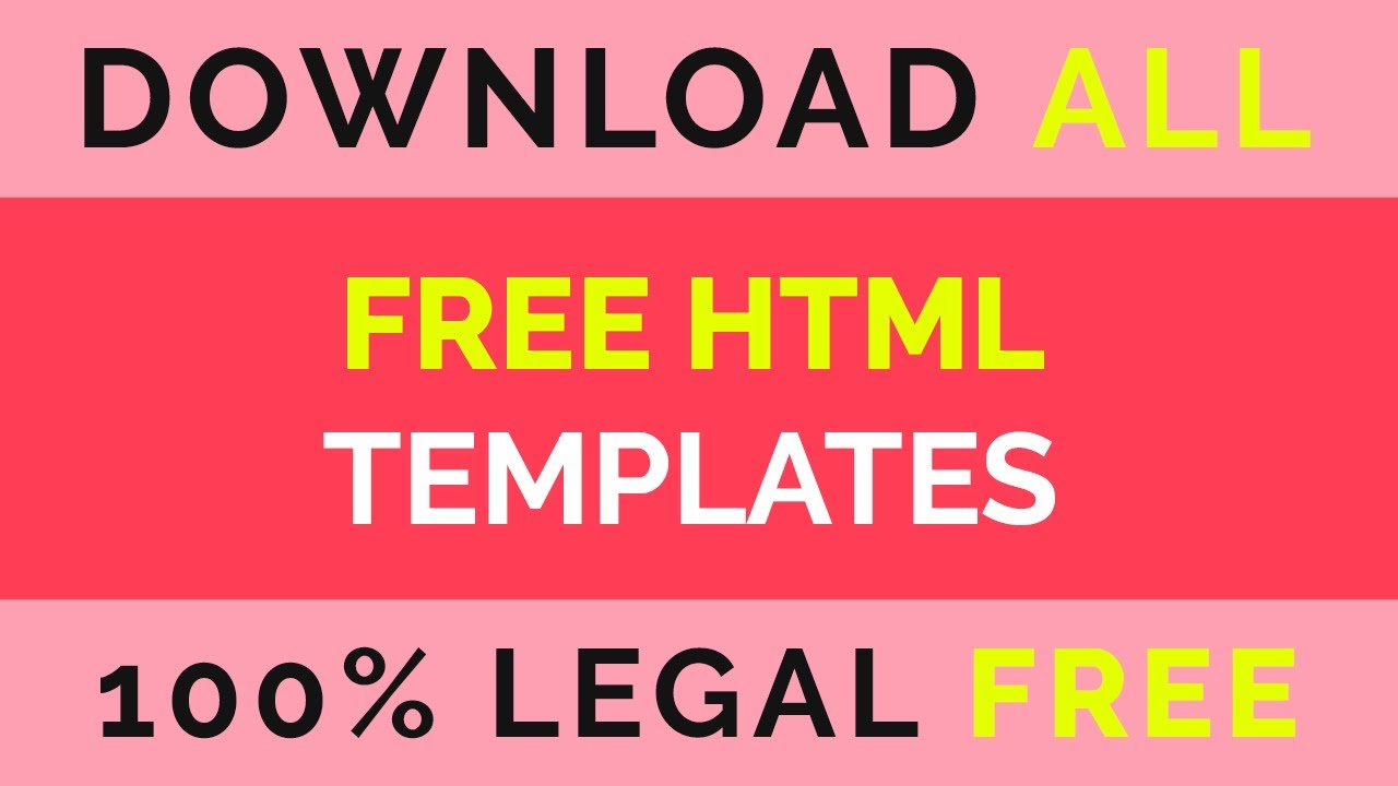 Загрузите HTML-шаблоны совершенно бесплатно || Как загрузить шаблоны || colorlib.com