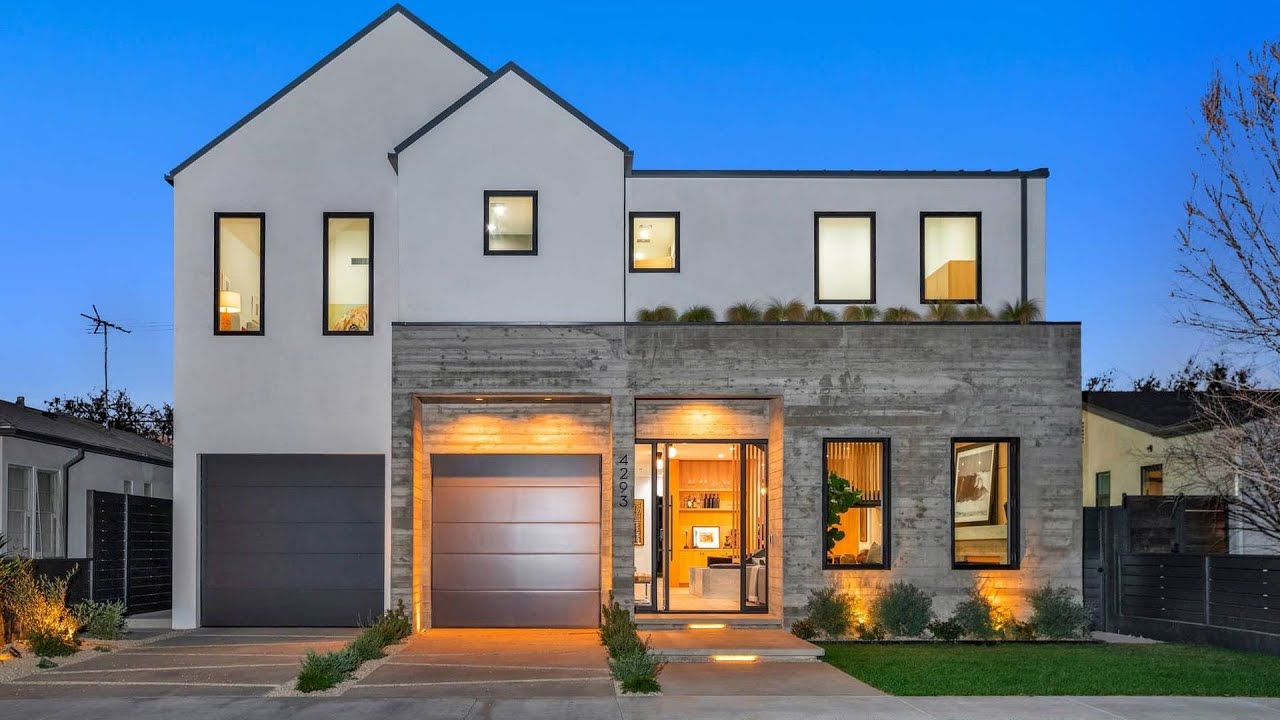 $4,350,000! Brand New Home in Culver City with Outstanding Craftsmanship and insightful design