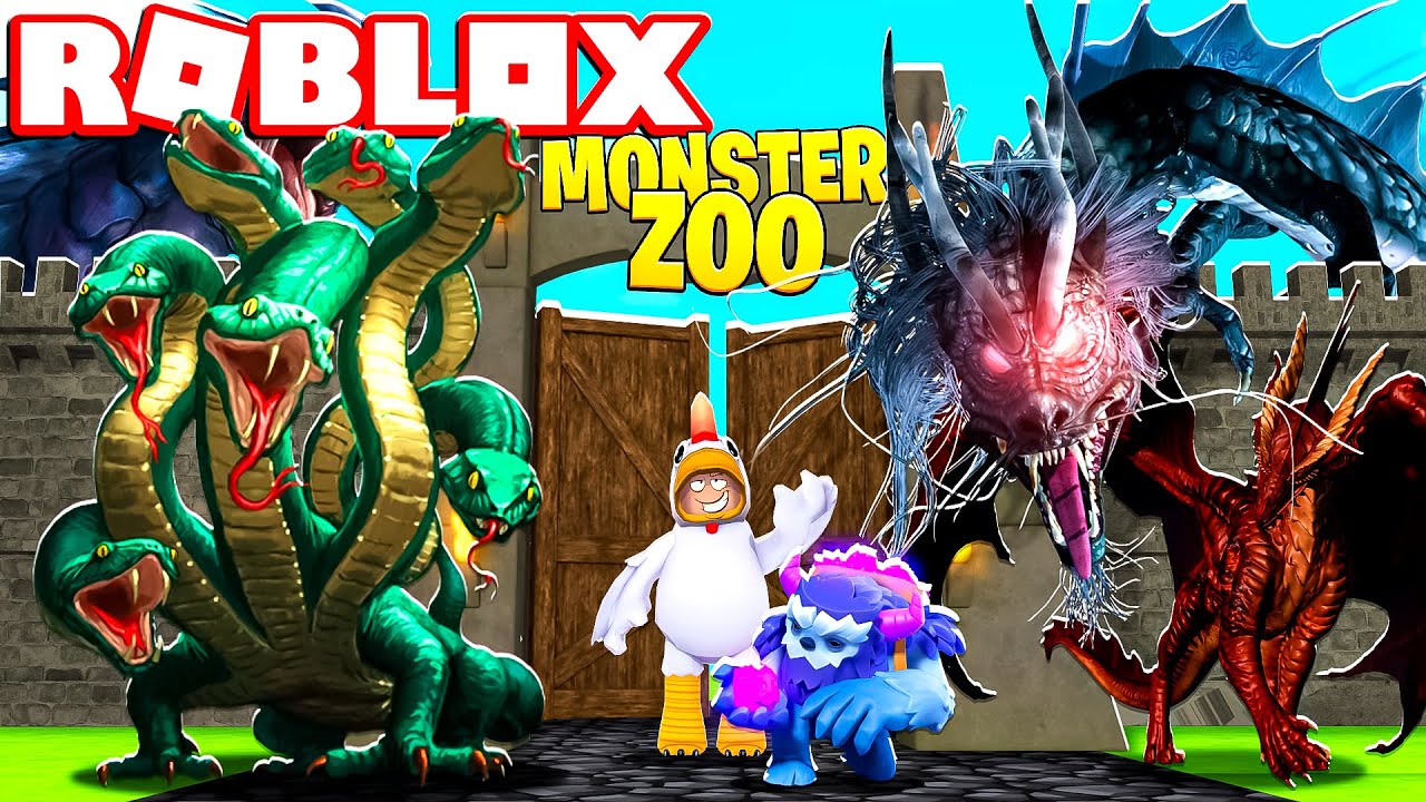 IL MIO NUOVO ZOO DEI MOSTRI SU ROBLOX!!