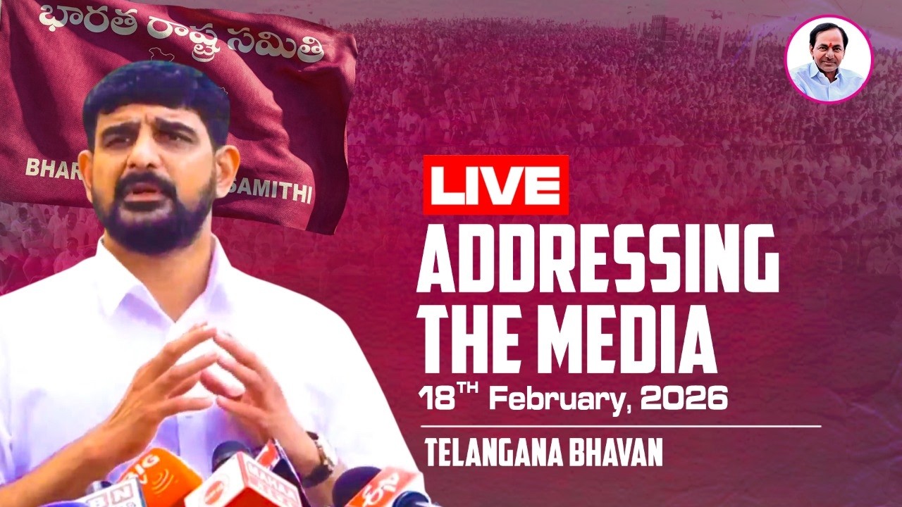 Live: MLA Padi Kaushik Reddy addressing the media at Assembly