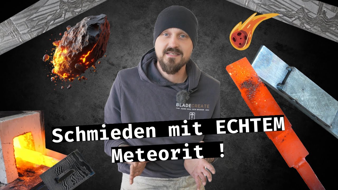 Schmieden mit ECHTEM Meteorit – So entsteht ein außergewöhnliches Messer