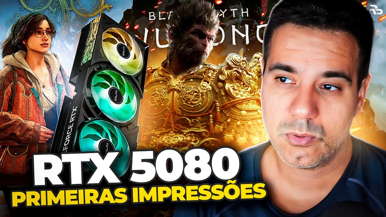 RTX 5080 DO SORTEIO: 16GB de VRAM DECEPCIONOU?